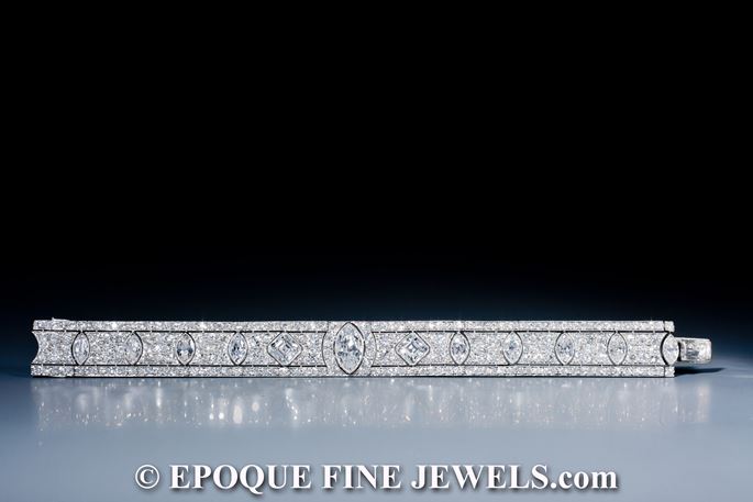 A magnificent Art Deco diamond bracelet | MasterArt